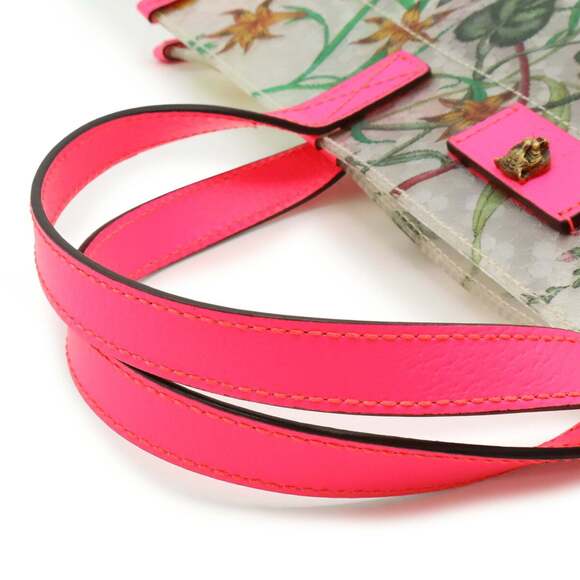 GUCCI Pink Leather Tote Bag - Picture 5 of 8